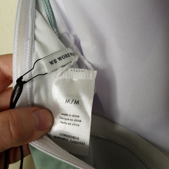 WeWoreWhat Bandeau Tie-Front One-Piece Swimsuit - Picture 4 of 6